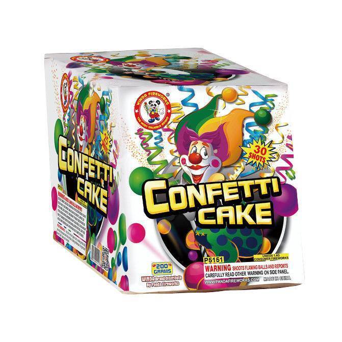 CONFETTI CAKE,30&rsquo;S
